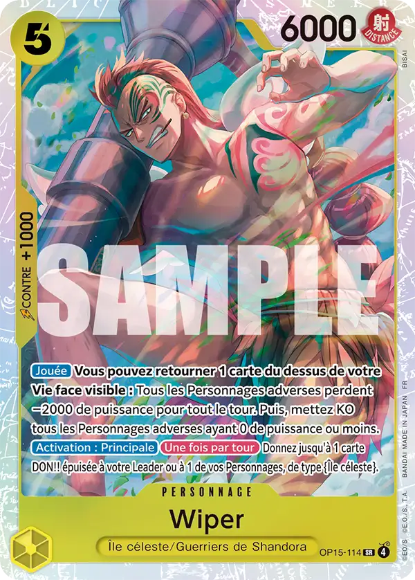 Carte One Piece OP15-114 Wiper V1 | LorenZone