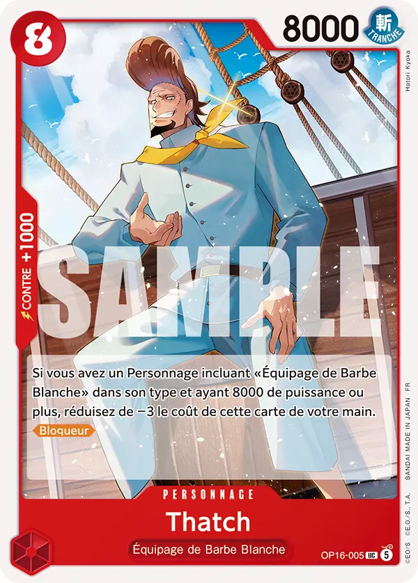 Carte One Piece OP16-005 Thatch | LorenZone