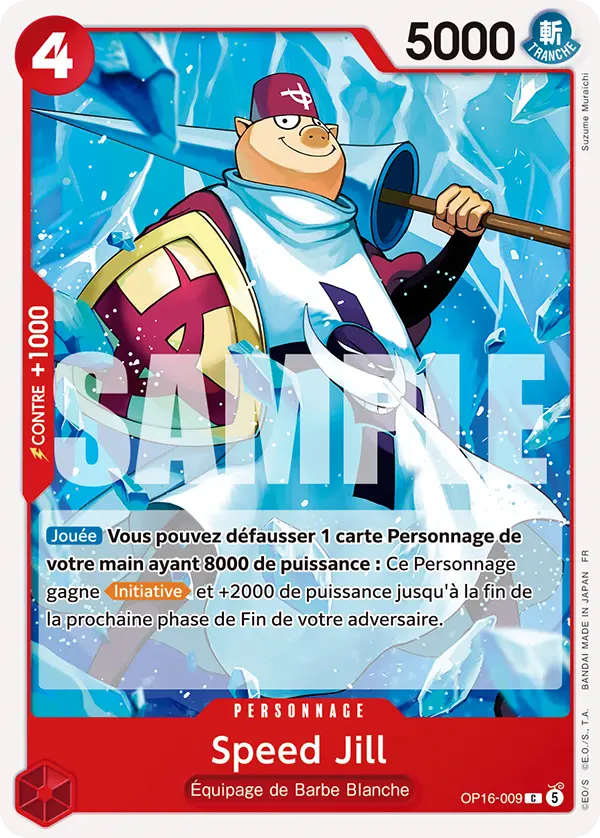 Carte One Piece OP16-009 Speed Jill | LorenZone