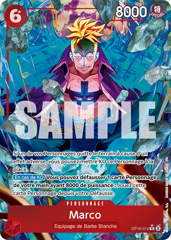 Carte One Piece OP16-014 Marco | LorenZone