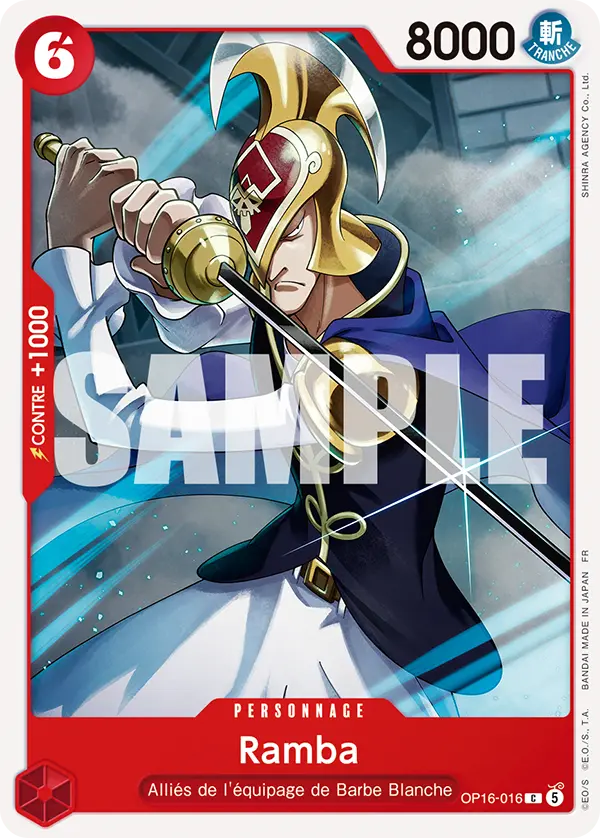 Carte One Piece OP16-016 Ramba | LorenZone