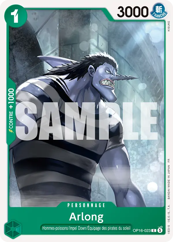 Carte One Piece OP16-023 Arlong | LorenZone