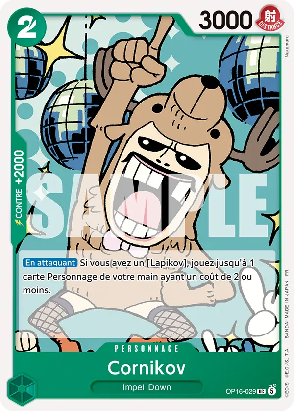 Carte One Piece OP16-029 Cornikov | LorenZone