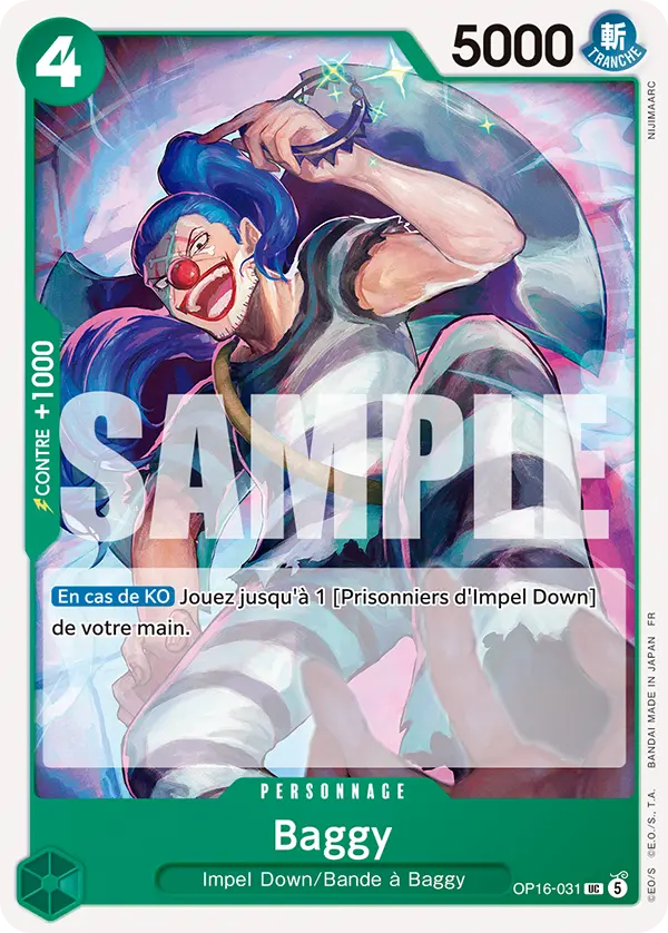 Carte One Piece OP16-031 Baggy | LorenZone