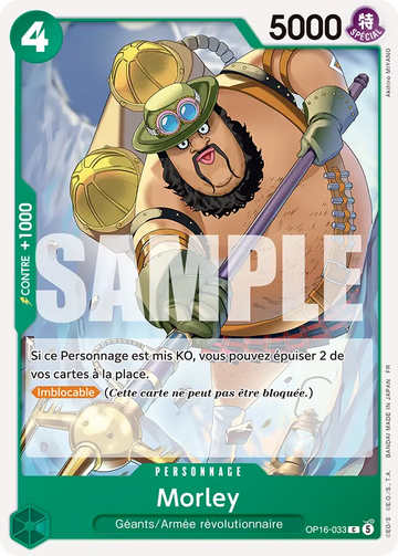 Carte One Piece Morley OP16-033 V1 - L'Heure de la Bataille Décisive