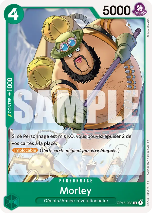 Carte One Piece OP16-033 Morley | LorenZone