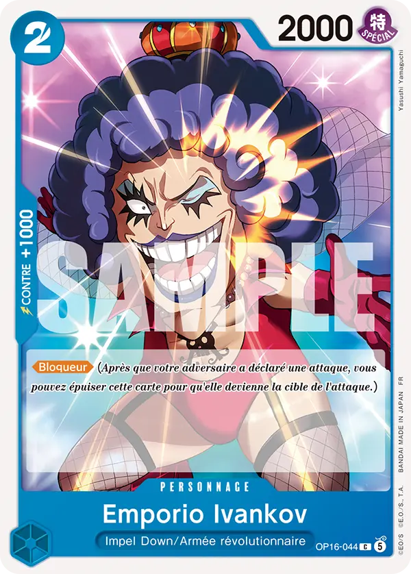 Carte One Piece OP16-044 Emporio Ivankov | LorenZone