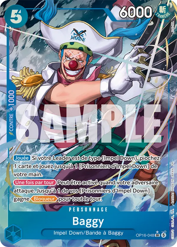 Carte One Piece Baggy OP16-048 V2 - L'Heure de la Bataille Décisive