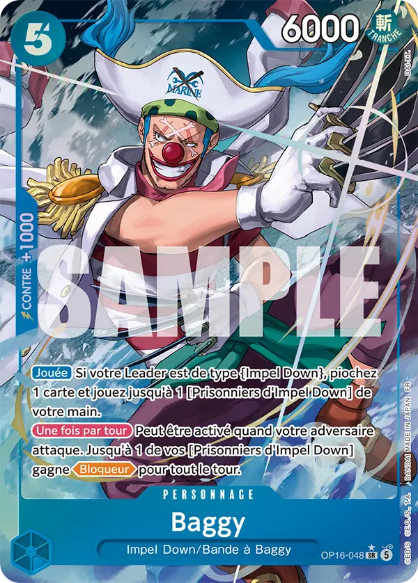 Carte One Piece OP16-048 Baggy | LorenZone
