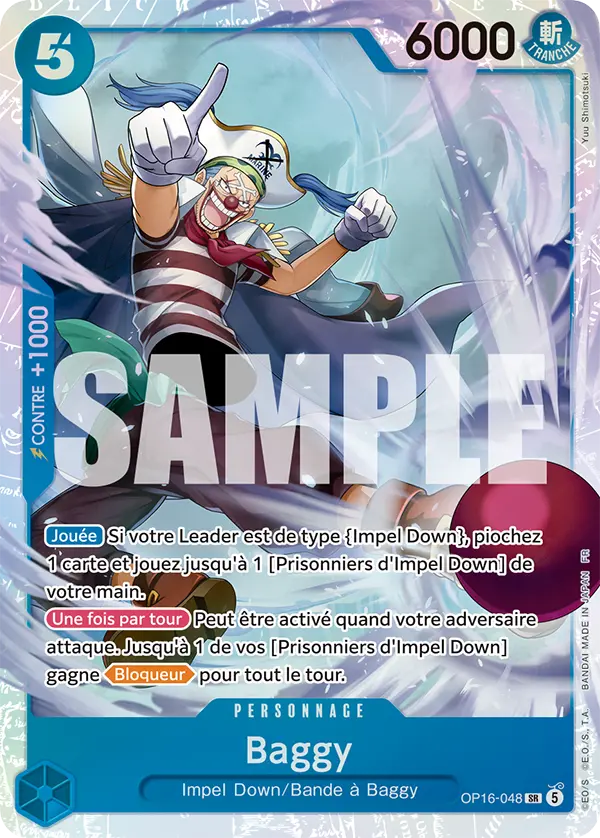 Carte One Piece OP16-048 Baggy | LorenZone