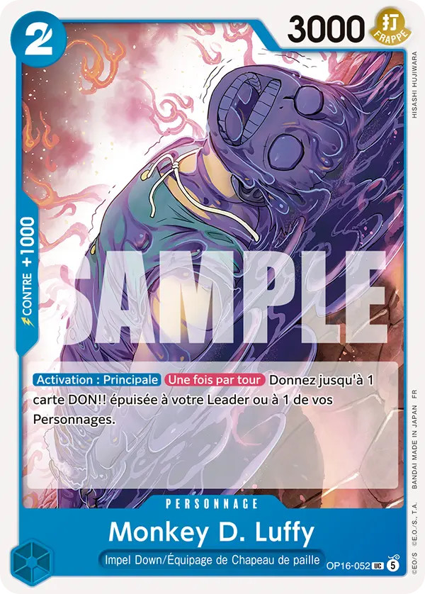 Carte One Piece OP16-052 Monkey D. Luffy | LorenZone
