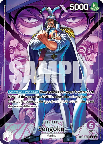 Carte One Piece Sengoku OP16-060 V2 - L'Heure de la Bataille Décisive