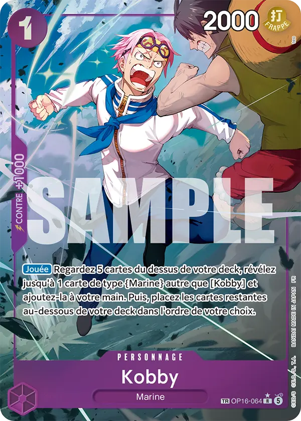 Carte One Piece OP16-064 Kobby | LorenZone