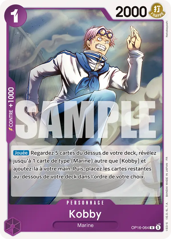 Carte One Piece OP16-064 Kobby | LorenZone