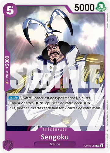 Carte One Piece Sengoku OP16-066 V1 - L'Heure de la Bataille Décisive