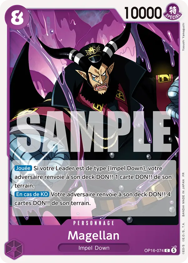 Carte One Piece OP16-074 Magellan | LorenZone