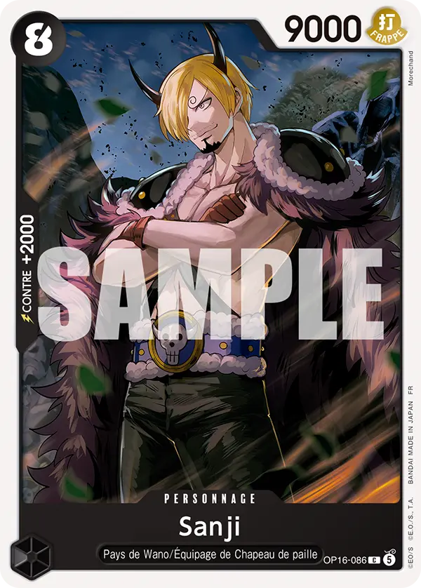 Carte One Piece OP16-086 Sanji | LorenZone