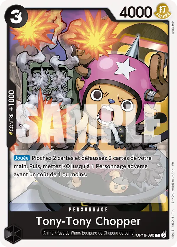 Carte One Piece OP16-090 Tony-Tony Chopper | LorenZone