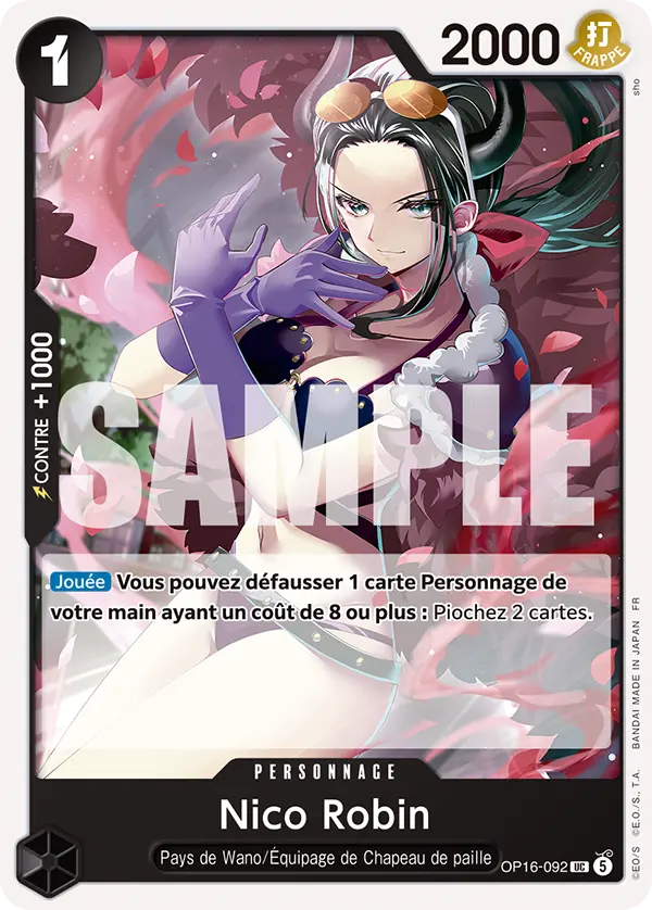 Carte One Piece OP16-092 Nico Robin | LorenZone