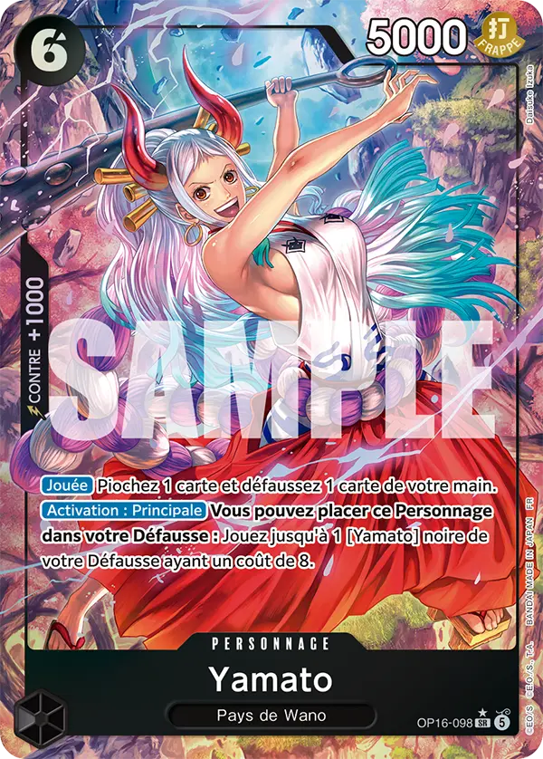Carte One Piece OP16-098 Yamato | LorenZone