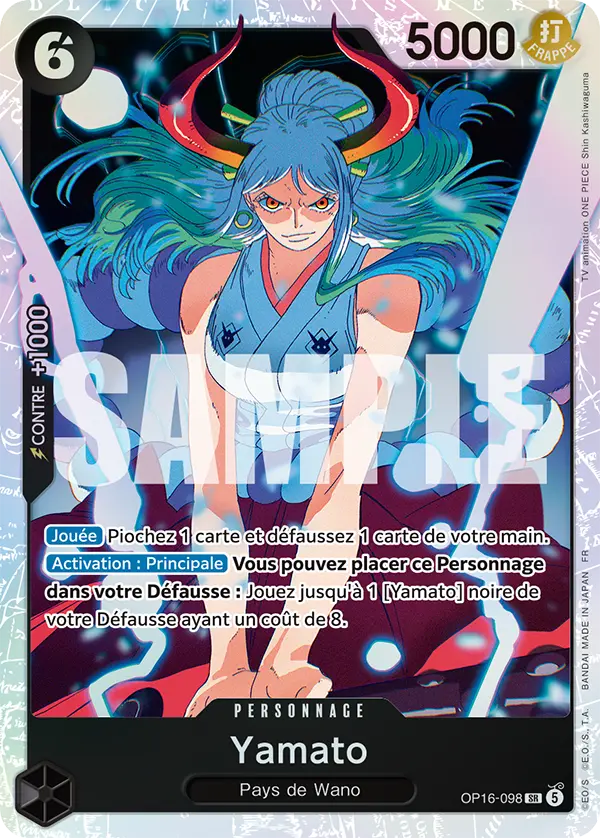 Carte One Piece OP16-098 Yamato | LorenZone