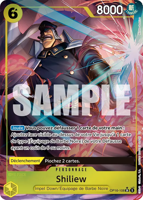 Carte One Piece OP16-108 Shiliew | LorenZone