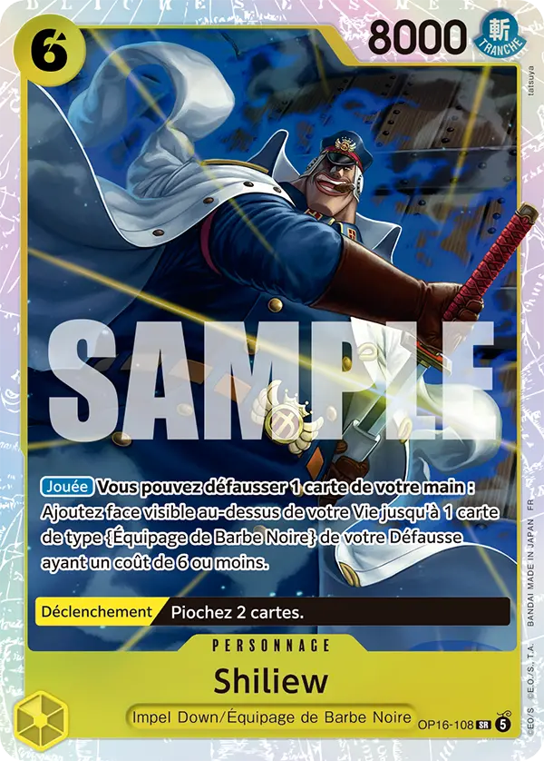 Carte One Piece OP16-108 Shiliew | LorenZone