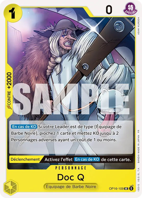 Carte One Piece OP16-109 Doc Q | LorenZone
