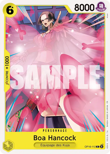 Carte One Piece Boa Hancock OP16-112 V1 - L'Heure de la Bataille Décisive
