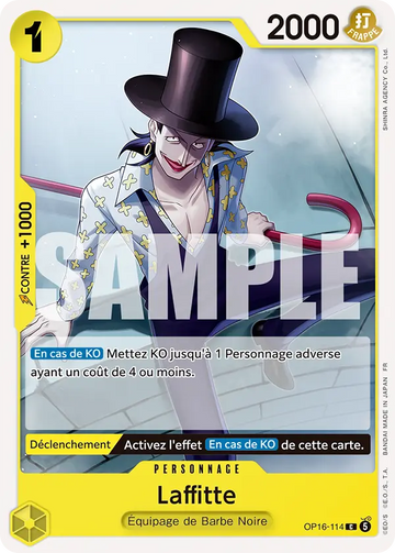 Carte One Piece Laffitte OP16-114 V1 - L'Heure de la Bataille Décisive