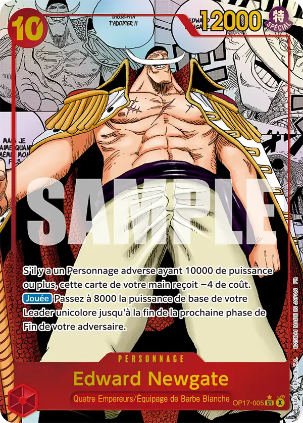 Carte One Piece OP17-005 Edward Newgate | LorenZone
