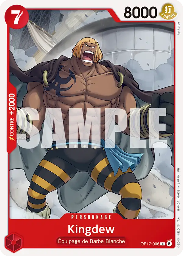 Carte One Piece OP17-006 Kingdew | LorenZone