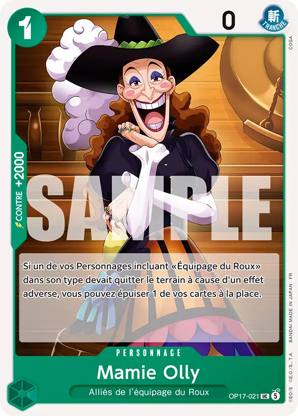 Carte One Piece OP17-021 Mamie Olly | LorenZone