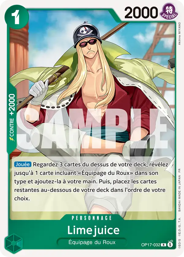 Carte One Piece OP17-032 Limejuice | LorenZone
