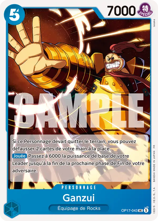 Carte One Piece OP17-043 Ganzui | LorenZone