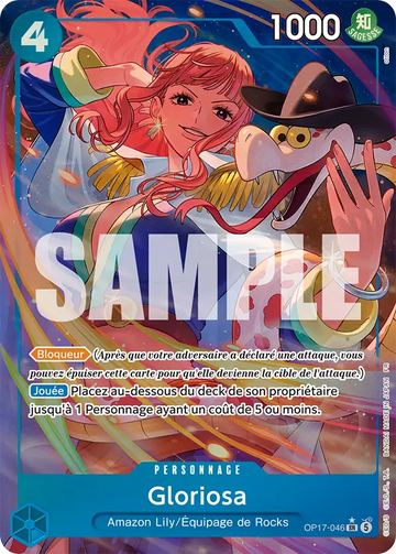 Carte One Piece Gloriosa OP17-046 V2 - Les Guerriers les Plus Puissants au Monde