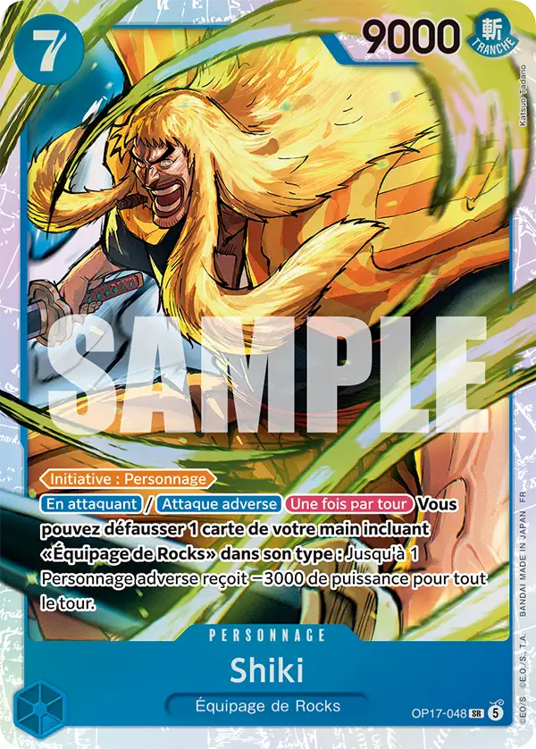 Carte One Piece OP17-048 Shiki | LorenZone