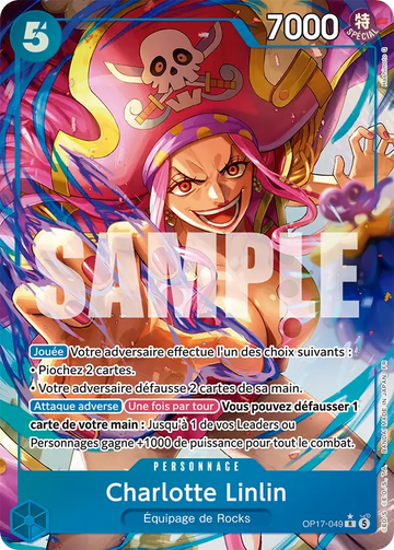 Carte One Piece Charlotte Linlin OP17-049 V2 - Les Guerriers les Plus Puissants au Monde