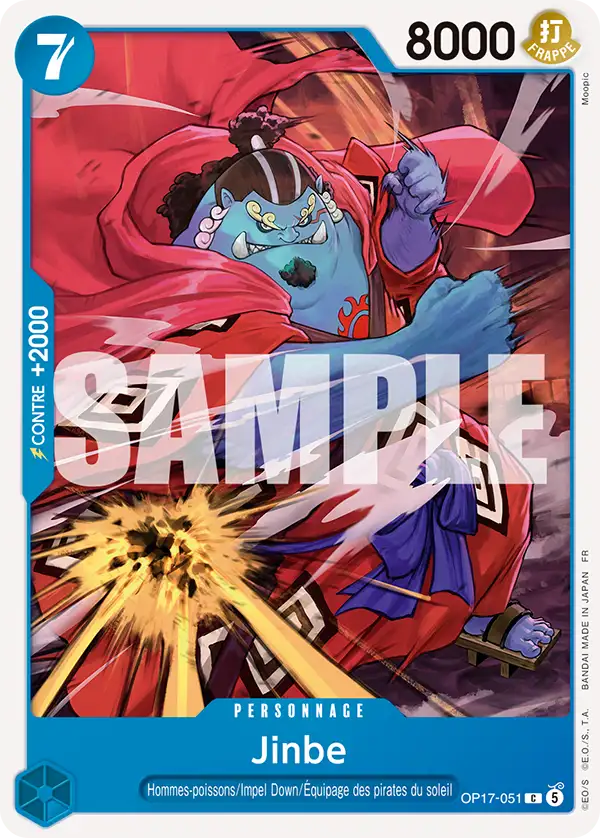 Carte One Piece OP17-051 Jinbe | LorenZone