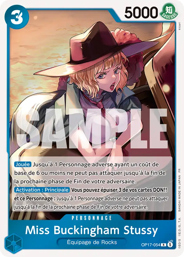 Carte One Piece OP17-054 Miss Buckingham Stussy | LorenZone