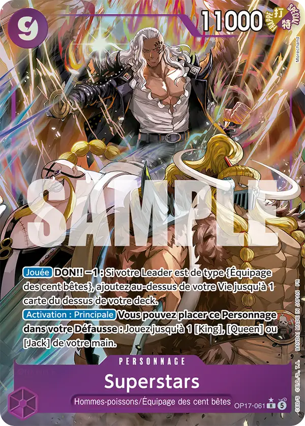 Carte One Piece OP17-061 Superstars | LorenZone