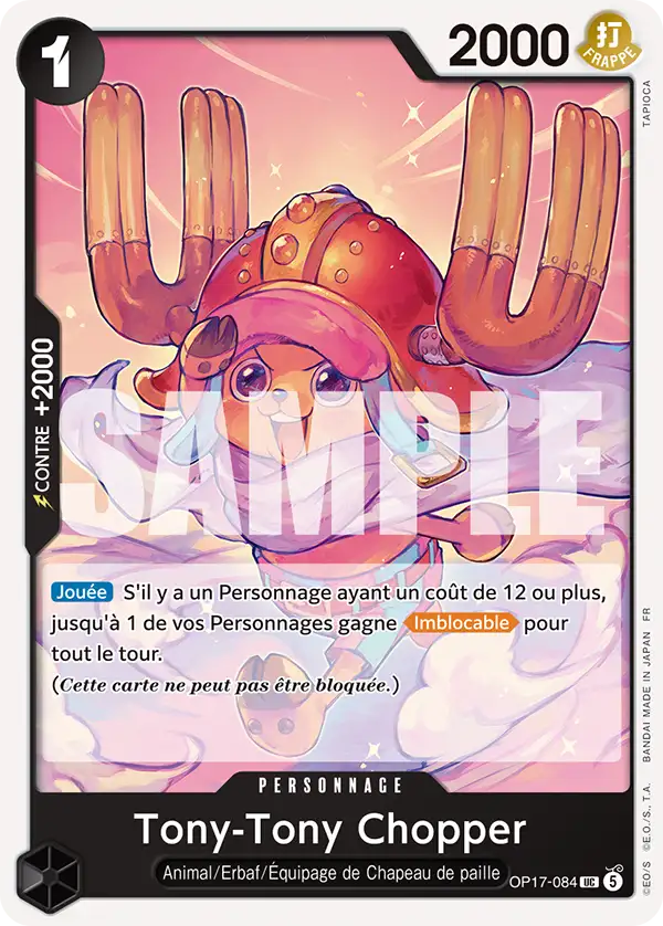 Carte One Piece OP17-084 Tony-Tony Chopper | LorenZone