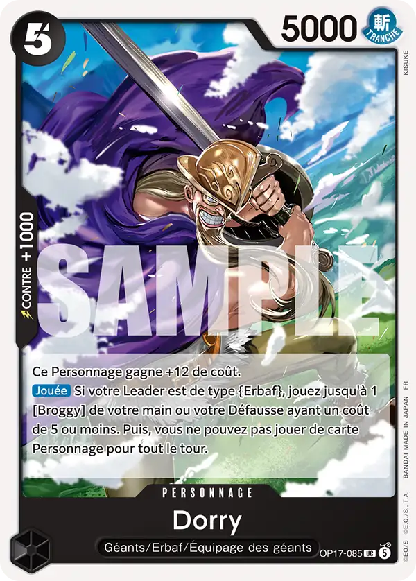 Carte One Piece OP17-085 Dorry | LorenZone