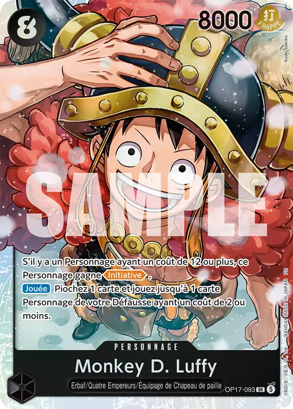 Carte One Piece OP17-093 Monkey D. Luffy | LorenZone