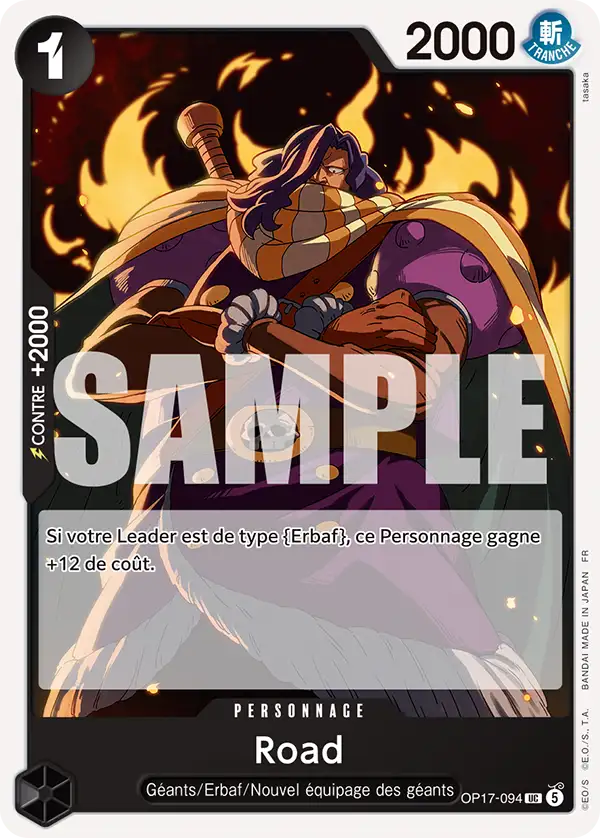 Carte One Piece OP17-094 Road | LorenZone