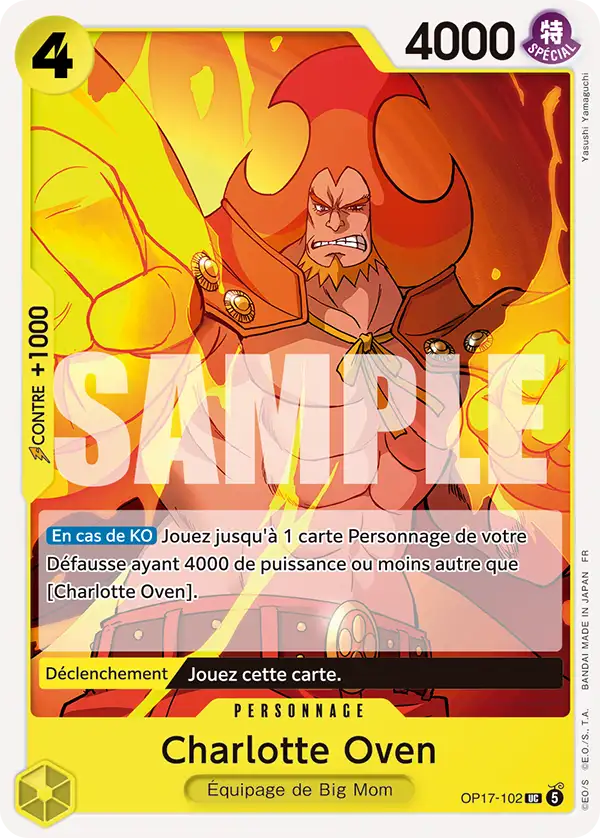 Carte One Piece OP17-102 Charlotte Oven | LorenZone
