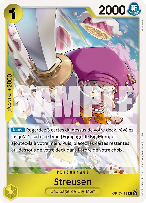 Carte One Piece OP17-113 Streusen | LorenZone