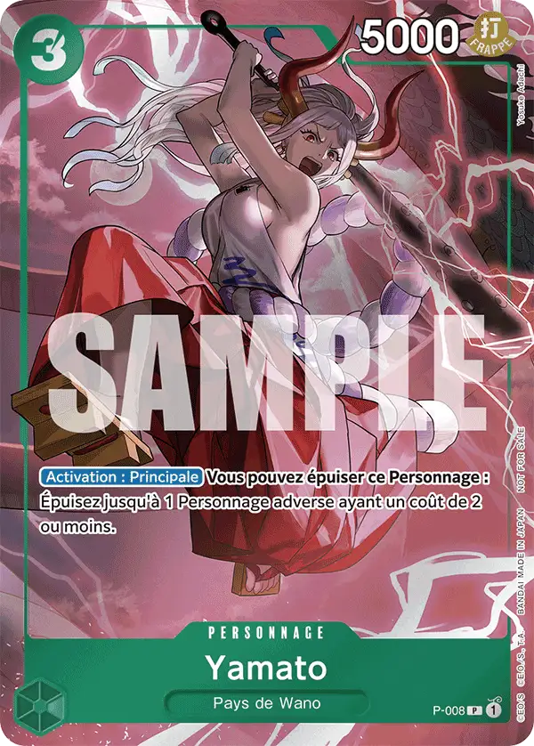 Carte One Piece P-008 Yamato | LorenZone
