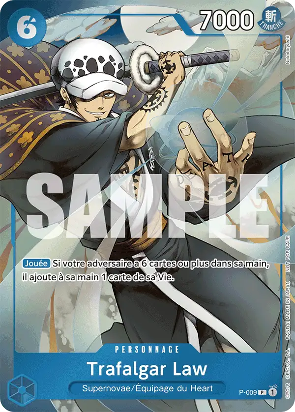 Carte One Piece P-009 Trafalgar Law | LorenZone