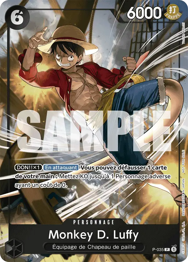 Carte One Piece P-035 Monkey D. Luffy | LorenZone
